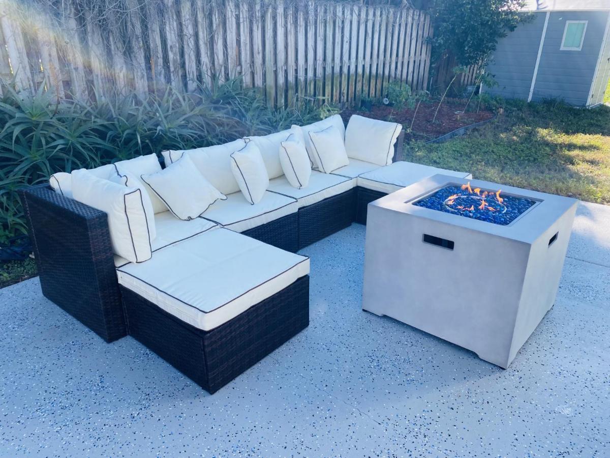 3 Bed 2 Ba Wifi Kitchen Walk To Beach Firepit เดย์โทนาบีช ภายนอก รูปภาพ